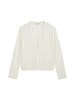 Marc O'Polo Feinstrick-Cardigan slim in white cotton