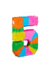 relaxdays 4tlg. Pinata Set "Zahl 5" in Bunt