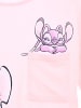 Lilo & Stitch Langarmshirt Disney Stitch mit Glitzer in Rosa