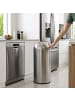 relaxdays Mülleimer in Silber - 50 l
