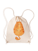 Mr. & Mrs. Panda Tasche Katze Frühaufsteher ohne Spruch in Creme