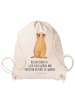 Mr. & Mrs. Panda Jutebeutel Erdmännchen mit Spruch in Creme