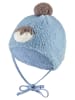 Sterntaler Mütze Pinguin in mittelblau