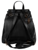 Samantha Look City-Rucksack echt Leder in schwarz