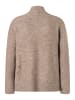 More & More Cardigan mit offener Front in taupe melange