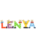 Playshoes Deko-Buchstaben "LENYA" in bunt