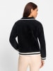 Heine Strickjacke in schwarz-ecru