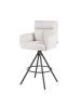 DUBI Möbel 2er-Set: Barhocker Lio in Creme - (B)54 x (H)103 x  (T)57 cm