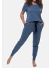 Ammann Schlafanzug Night & Home in Blau