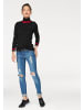 AJC Rollkragenpullover in schwarz-rot