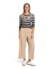 Betty Barclay Basic Shirt mit Print in Schwarz/Beige