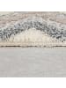 KADIMA DESIGN Teppich Flachgewebe Pflegeleicht RIDGE Rauten Muster Wohnzimmer in Grau-Beige