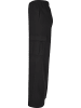 Urban Classics Urban Classics Damen Ladies Highwaist Wide Leg Cargo Terry Pants in black