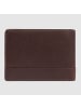 Piquadro Carl Geldbörse RFID Schutz Leder 12.5 cm in dark brown