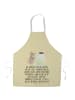 Mr. & Mrs. Panda Schürze Maus Sterne mit Spruch in Gelb Pastell