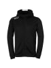 Kempa Trainingsjacke PLAYER HOOD JACKET in schwarz/weiß