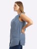 sheego Webtop in bleu-rauchblau-bedruckt