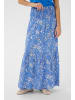 Cream Freizeitrock CRTIAH A-shape in Blue Toile