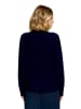 Betty Barclay Kaschmir-Pullover mit Stehkragen in dunkelblau