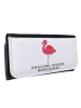 Mr. & Mrs. Panda Portemonnaie Flamingo Classic mit Spruch in Weiß