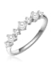 Glanzstücke München Ring aus Sterling Silber mit Zirkonia und Süßwasser-Zuchtperle in silber