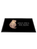 Mr. & Mrs. Panda Schmutzfangmatte waschbar Otter Muschel mit Spruch in Schwarz