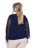 MIAMODA Bluse in dunkelblau