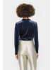 SAINT TROPEZ Langarm-Bluse ZnikkaSZ Fitted in Night Sky