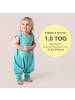 Schlummersack Schlafsack mit Füßen, umklappbaren Bündchen und Ärmeln, 1.0 TOG in Aqua