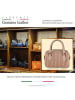 Florence Leder Handtasche, Schultertasche Florence Tasche altrosa ca. 24cm