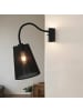 Licht-Erlebnisse Wandlampe (B)20 x (H)11.5 cm in SchwarzSchwarz