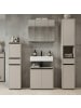 KADIMA DESIGN Badmöbel Set 4-tlg. Spiegelschrank Badschrank Unterschrank in Steingrau
