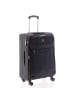 Gladiator 2000 4 Rollen Trolley 68 cm mit Dehnfalte in black