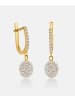 Diamant L'éternel Ohrringe aus 585 Gelbgold