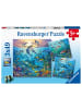 Ravensburger Ravensburger Kinderpuzzle - 05149 Tierwelt des Ozeans - Puzzle für Kinder ab...