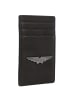 Police PT150-08536 Kreditkartenetui Leder 7 cm mit Geldscheinklammer black
