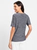 WITT WEIDEN V-Shirt in marine-meliert