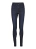 Noisy may High Waist Skinny Fit Jeans NMCALLIE in Dunkelblau