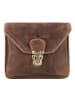 Greenburry Vintage Gürteltasche Leder 15 cm sattelbraun