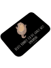 Mr. & Mrs. Panda Badezimmervorleger Otter Umarmen mit Spruch in Schwarz