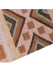 Beliani Geflochtener Teppich YOMRA in Bunt/Braun/Grün - (W) 200 x (H) 1,2 x (L) 200 cm