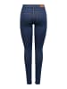 ONLY Skinny Jeans in Dark Medium Blue Denim