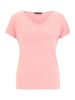 Betty Barclay Basic Shirt mit V-Ausschnitt in Salmon Rose