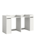 ebuy24 Waschmaschinenschrank Free (4-teilig) Weiß 190 x 60 cm