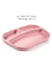 MiaMia Esslern-Teller aus rutschfestem Silikon - in rosa
