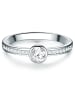 Trilani Ring aus Sterling Silber mit Zirkonia in silber