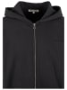 9N1M SENSE Zip-Kapuzenpullover in black