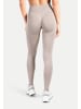 SMILODOX Leggings Trixy Scrunch in Taupe