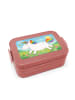 Mr. & Mrs. Panda Bento Box Einhorn Happy Design ohne Spruch in Rot Pastell