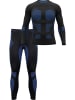normani Herren Sport-Funktionsunterwäsche Set Hemd + Hose in Blau